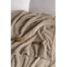 Monica Bej Çift Kişilik Lüx Battaniye