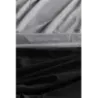 Marble Özel Boyama %100 Pamuk Çift Kişilik Nevresim Takımı Siyah-Gri