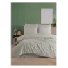 Newhome Aura Lux Brode Nakışlı Özel işlemli %100 Pamuk Nevresim Takımı Gri