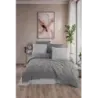 Newhome Diamond Diva Antrasit Lüx Nakışlı %100 Pamuk Çift Kişilik Nevresim Takımı