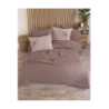 Newhome Diamond Lotus Rose Lüx Nakışlı %100 Pamuk Çift Kişilik Nevresim Takımı