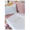 MÜSLİN BEBEK TAKIMI %100 PAMUK ELA PEMBE