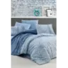 Newhome Ranforce Carin Mavi Tek Kişilik Nevresim Takımı